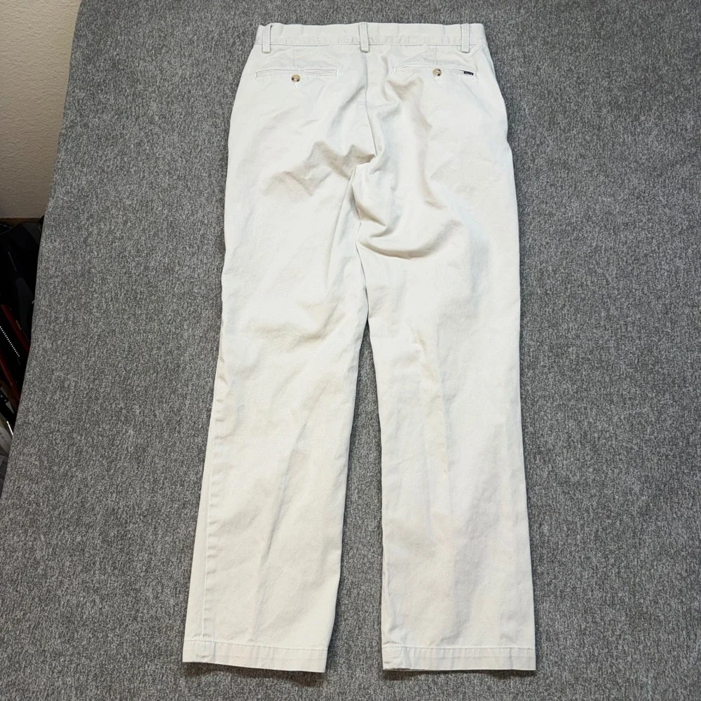 Polo Ralph Lauren Classic Fit Chino Pants Mens 32x32 Beige Cotton Twill Trousers